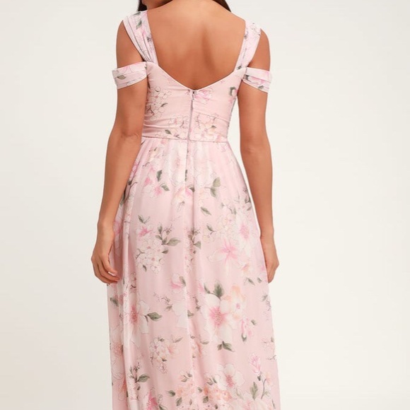 Lulu’s off shoulder floral maxi - Picture 3 of 4